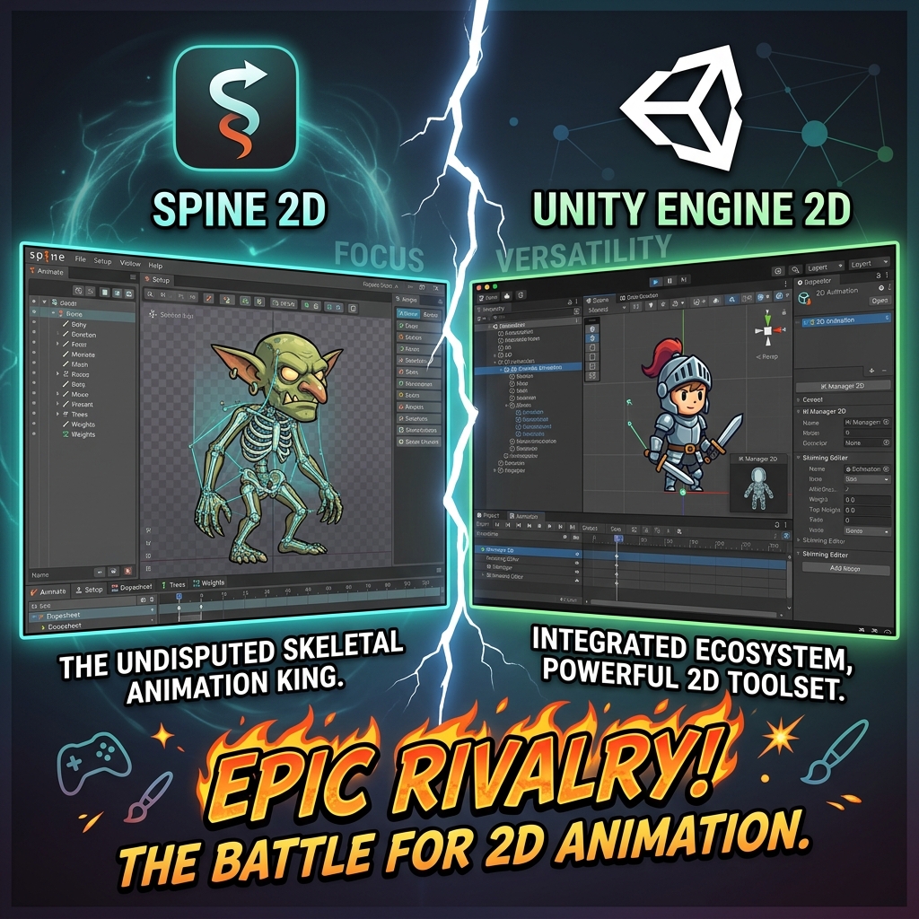 Spine vs Unity 2D Rigging